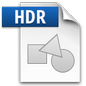 High Dynamic Range Image File Icon