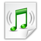 Advanced Audio Coding File Icon